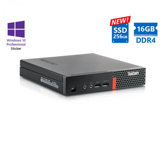 Lenovo ThinkCentre M910q Tiny i5-7500T/16GB DDR4/256GB SSD New/No ODD/10P Grade A Refurbished PC