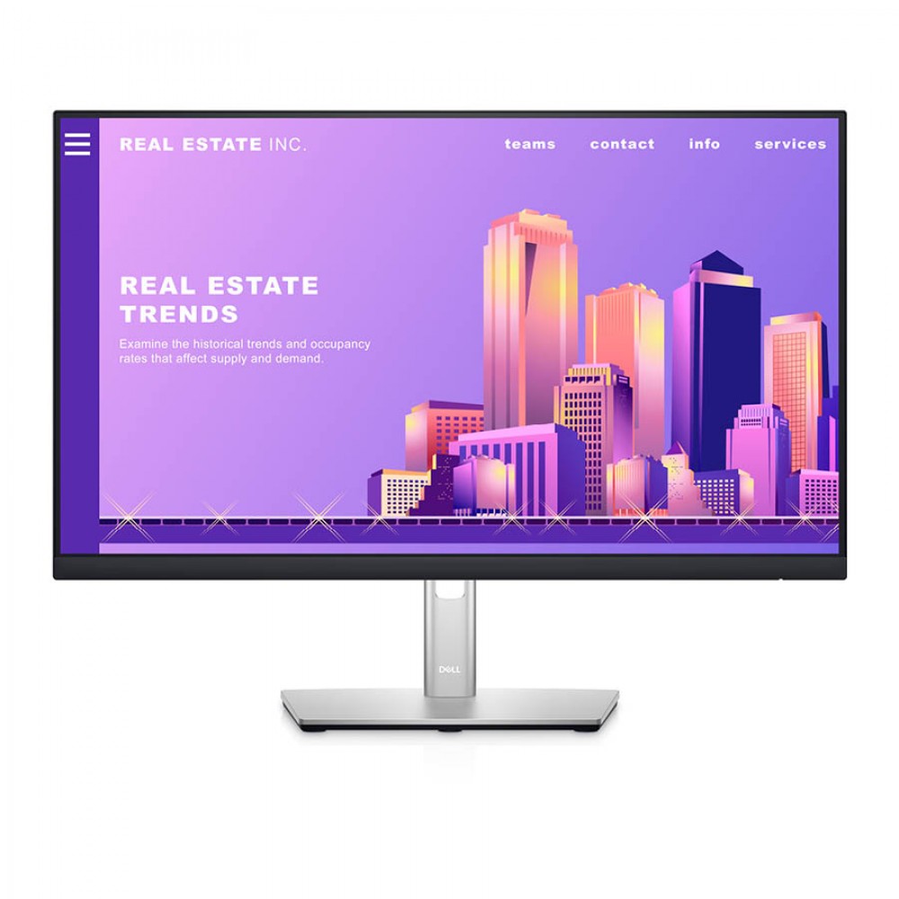 Used Monitor P2422H IPS LED/Dell/24``FHD/1920x1080/Wide/Black/D-SUB &amp; DP &amp; HDMI &amp; USB 3.0 Hub