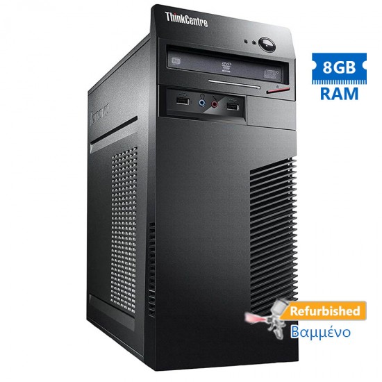 Lenovo M73 Tower i3-4130/8GB DDR3/500GB/No ODD/8P Grade A+ Refurbished PC