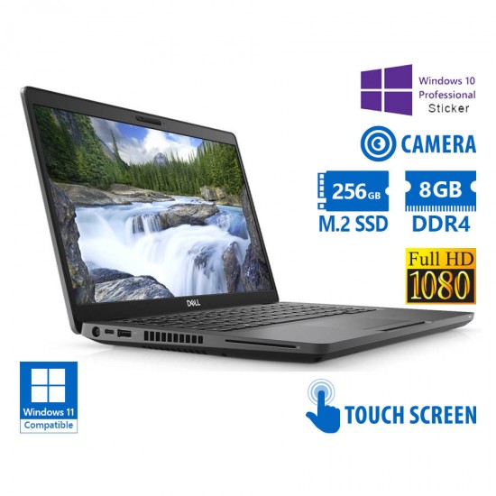 Dell Latitude 5400 i5-8365U/14&quot;FHD Touchscreen/8GB DDR4/256GB M.2 SSD/No ODD/Camera/10P Grade A Refu