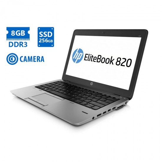 HP EliteBook 820 G2 i5-5300U/12.5\\&quot;/8GB DDR3/256GB SSD/No ODD/Camera/7P Grade A Refurbished Laptop