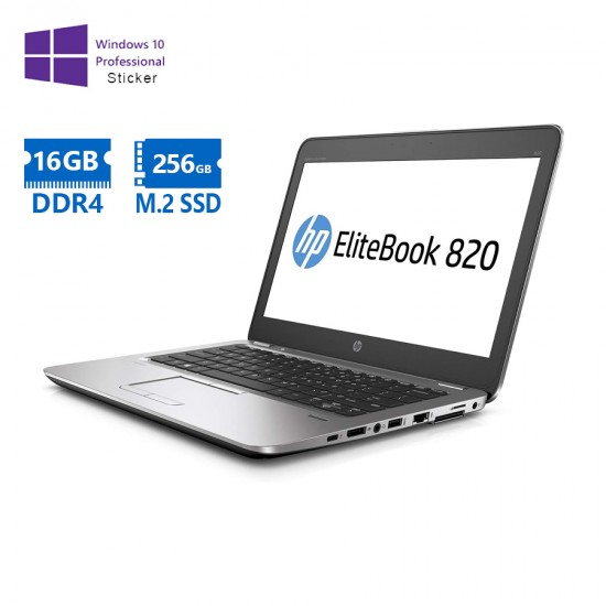 HP EliteBook 820 G3 i5-6300U/12.5\\&quot;/16GB DDR4/256GB M.2 SSD/No ODD/10P Grade A Refurbished Laptop