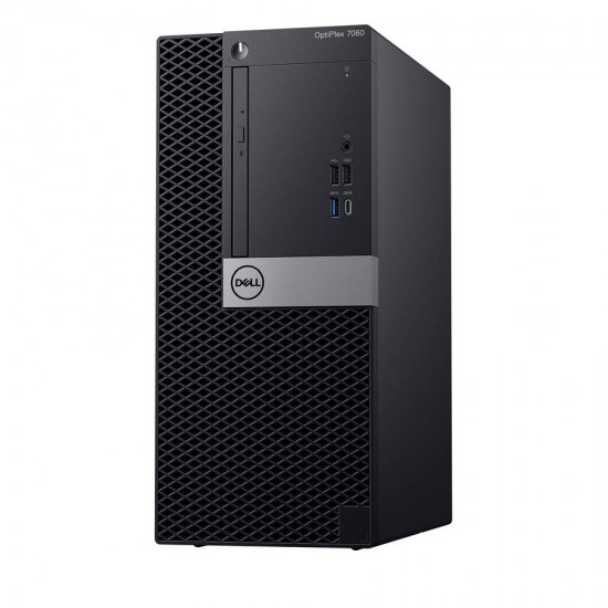 Dell 7060 Tower i7-8700/16GB DDR4/256GB SSD New/DVD/10P Grade A+ Refurbished PC