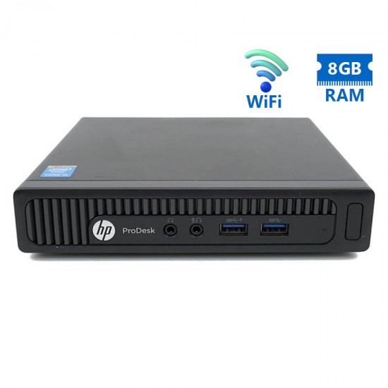 HP ProDesk 600G1 DM WiFi i3-4160T/8GB DDR3/500GB/No ODD/8P Grade A Refurbished PC