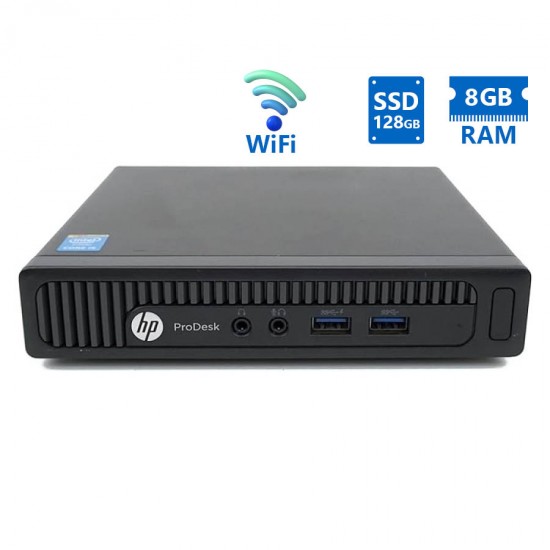 HP ProDesk 600G1 DM WiFi i5-4590T/8GB DDR3/128GB SSD/No ODD/7P Grade A Refurbished PC