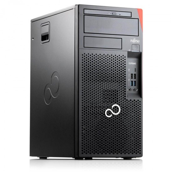 Fujitsu P758 Tower i5-8500/16GB DDR4/256GB SSD/DVD/10P Grade A+ Refurbished PC