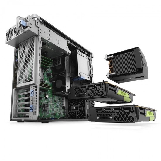 Dell (B) Precision 5820 Tower Xeon W-2104(4-Cores)/16GB DDR4/256GB SSD/ATI 2GB/No ODD/10P Grade B Wo