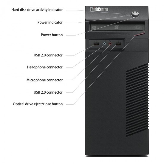 Lenovo M73 Tower i3-4150/4GB DDR3/250GB/DVD/Grade A+ Refurbished PC