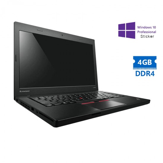 Lenovo (A-) ThinkPad L470 Celeron 3955U/14/4GB DDR4/500GB/No ODD/10P Grade A- Refurbished Laptop