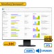 Used Monitor FlexScan EV2456 IPS LED/Eizo/24``FHD/1920x1200/Wide/Black/w/Sreakers/D-SUB &amp; DVI-D &amp; DP