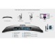 Used Monitor UltraSharp U3419W Curved/Dell/34``UW-QHD/3440x1440/Black/w/Speakers/DP &amp; 2xHDMI &amp; USB T