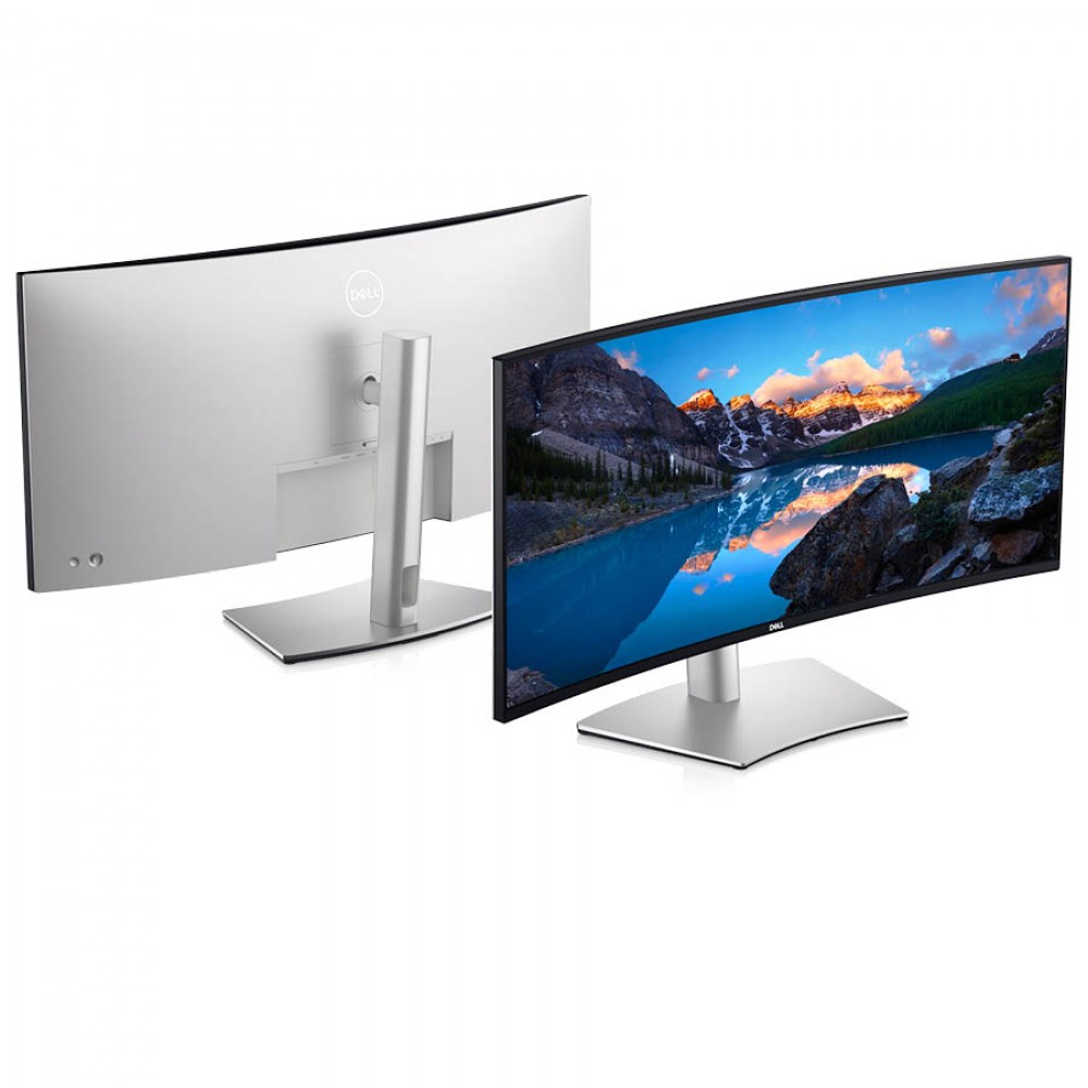 Used Monitor UltraSharp U3821DW Curved/Dell/38”UW-QHD/3840x1600/Silver/Black/w/Speakers/DP &amp; 2xHDMI