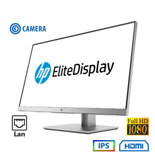 Used Monitor E243D IPS LED/HP/24``FHD/w/Camera/1920x1080/Wide/Silver/Black/D-SUB &amp; DP &amp; HDMI &amp; LAN &amp;