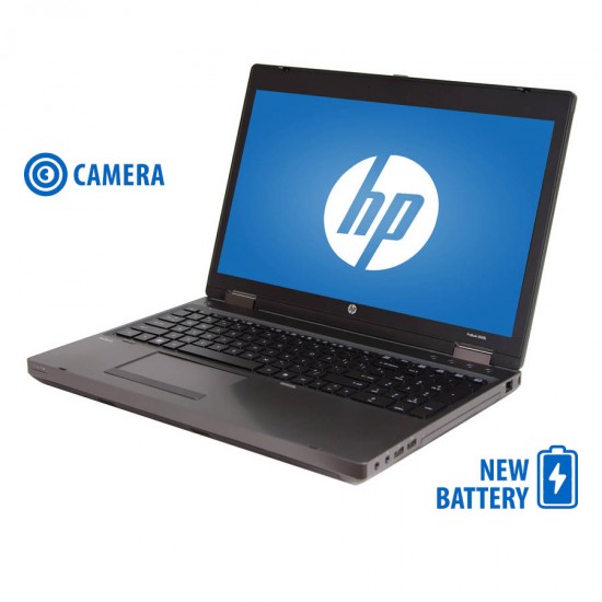 HP Probook 6560B i5-2410M/15.6”/4GB DDR3/320GB/DVD/Camera/New Battery/Grade A Refurbished Laptop