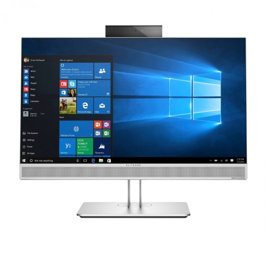 HP (A-) EliteOne 800G4 AIO WiFi w/Touchscreen 23”FHD i5-8500/8GB DDR4/256GB M.2 SSD/No ODD/Webcam 2M