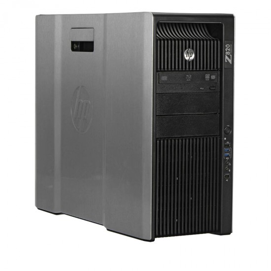 HP Z820 Tower Xeon 2xE5-2670(8-Cores)/192GB DDR3/1TB/Nvidia 1GB/DVD/7P Grade A Workstation Refurbish